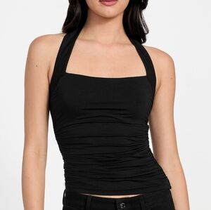 GUESS Eco Nora Halter Shirred Tank